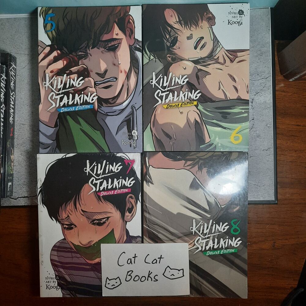 Killing Stalking Vol. 5-8 Half Set Official English Manga Bundle Sealed Yaoi